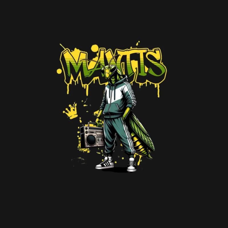 Mante Graffiti avec Boombox Femme Manches Longues T-Shirt