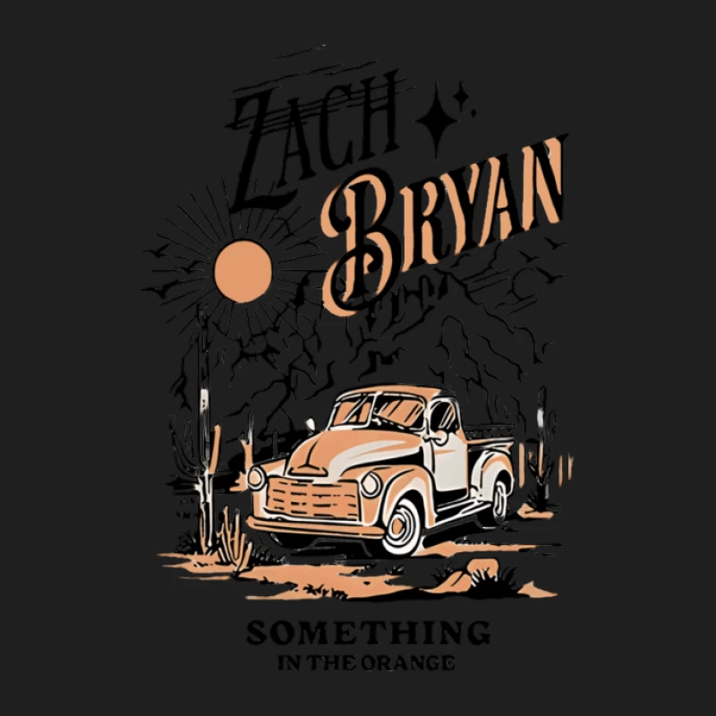 Zach Bryan Truck Illustration Herren Tanktops