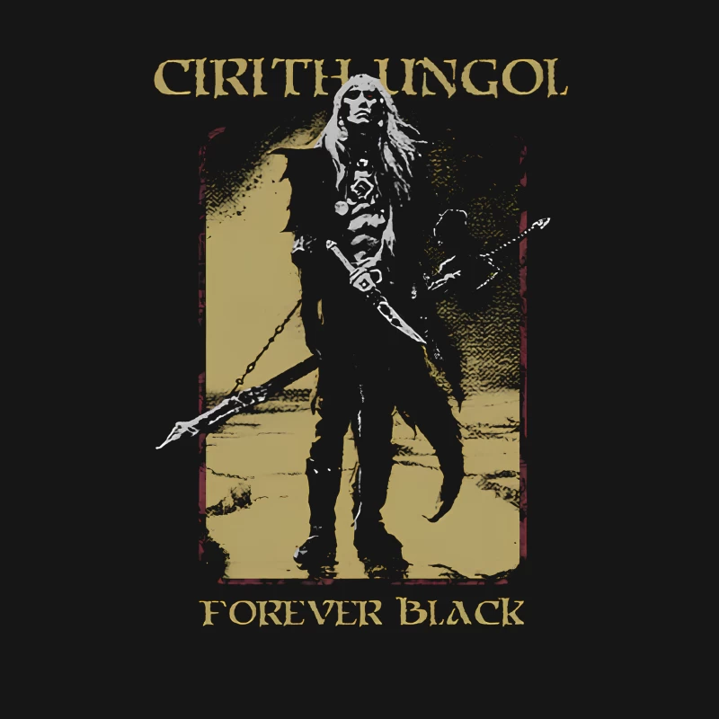 Cirith Ungol Forever Black Male Long Sleeve T-Shirt