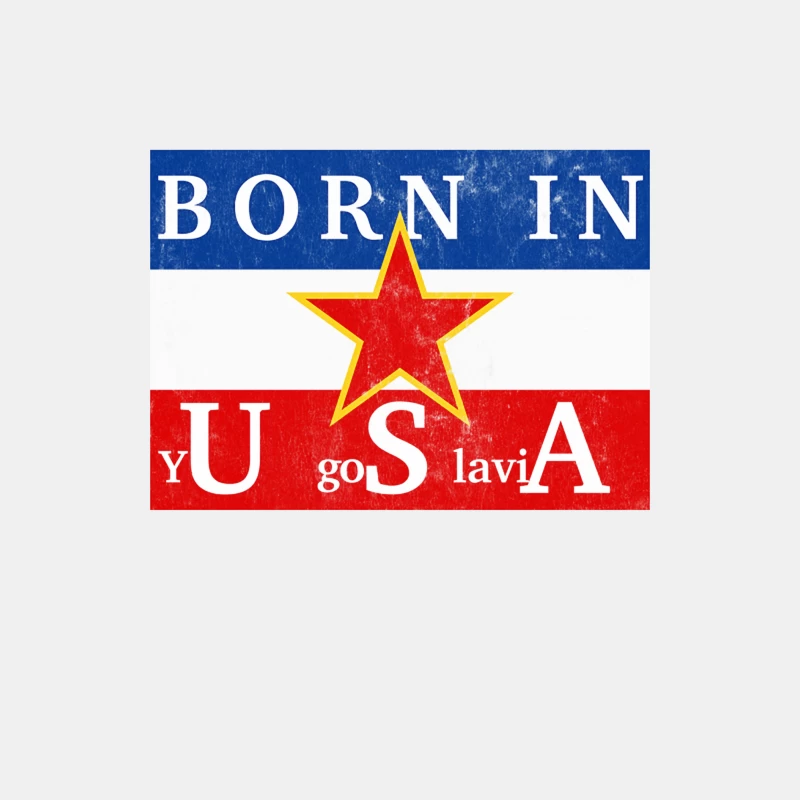 Born In yUgoSlaviA Male Tank Top