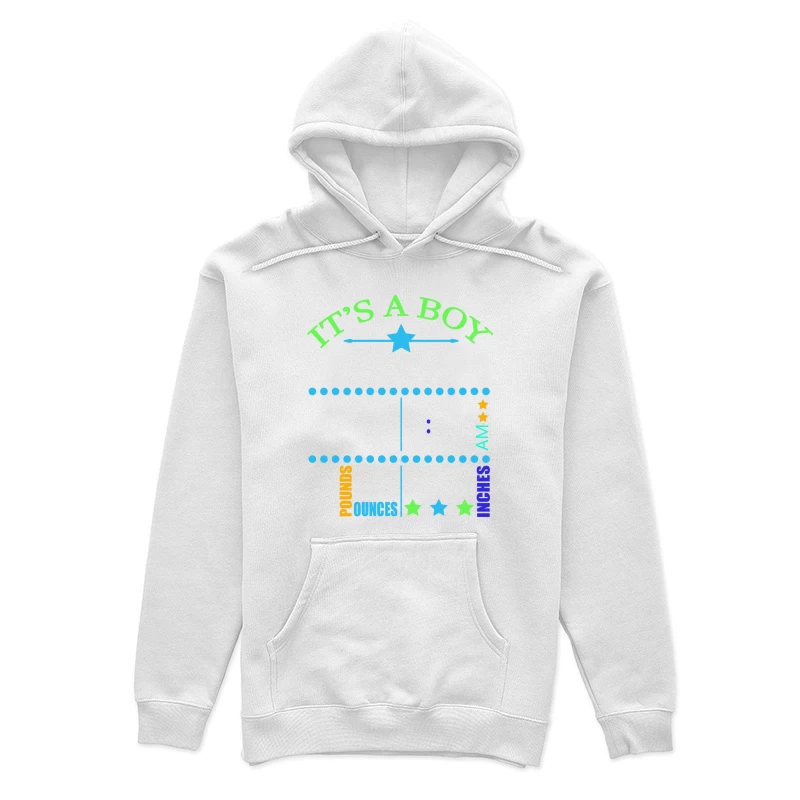 Annonce de naissance - C'est un garçon Femme Sweat à capuche