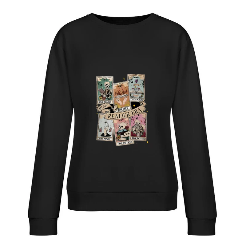 Ère du Lecteur Inspirée des Cartes de Tarot Femme Sweat-shirt à enfiler