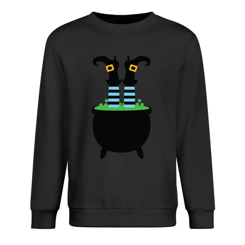 Sorcière dans un chaudron Homme Sweat-shirt à enfiler