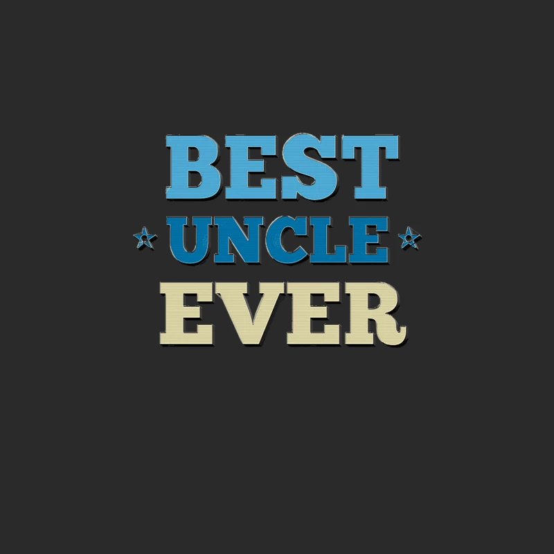 Best Uncle Ever - Typographic Design Baseball Cap