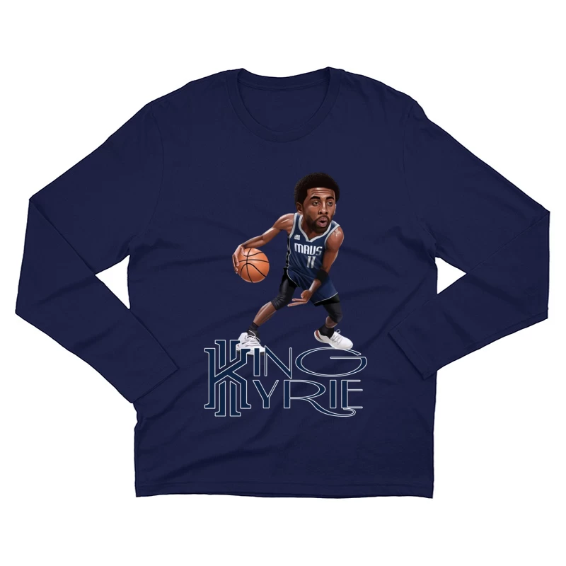 Dallas Mavericks - Kyrie Irving - KING KYRIE Male Long Sleeve T-Shirt