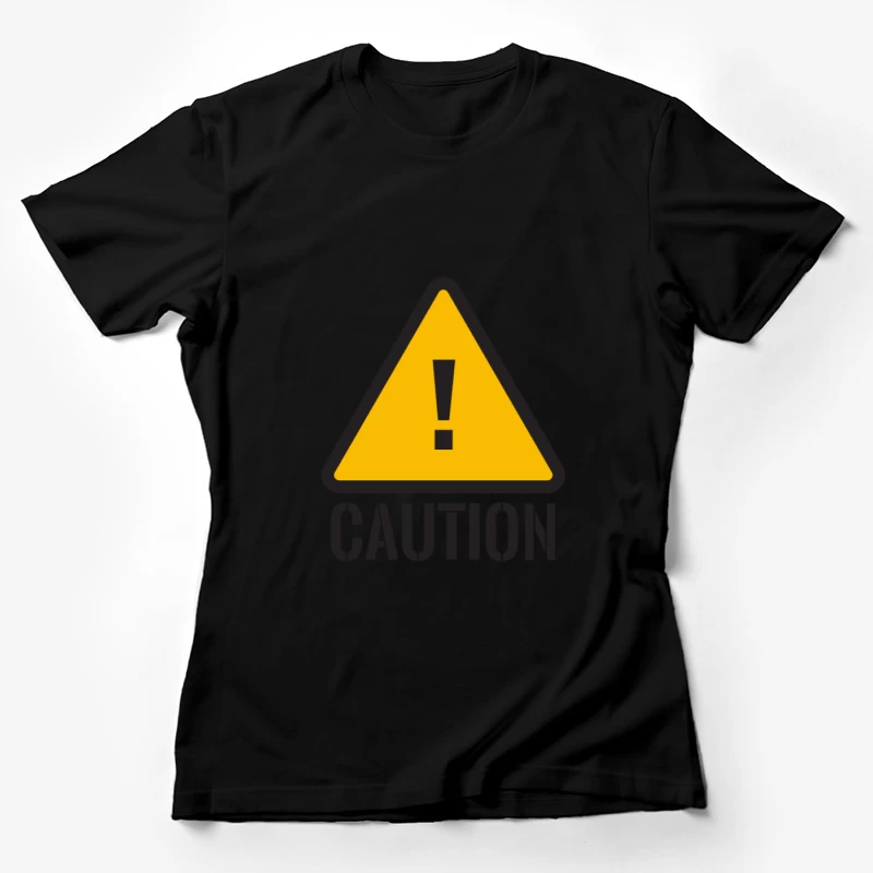 Achtungsschild mit Ausrufezeichen Damen T-Shirt