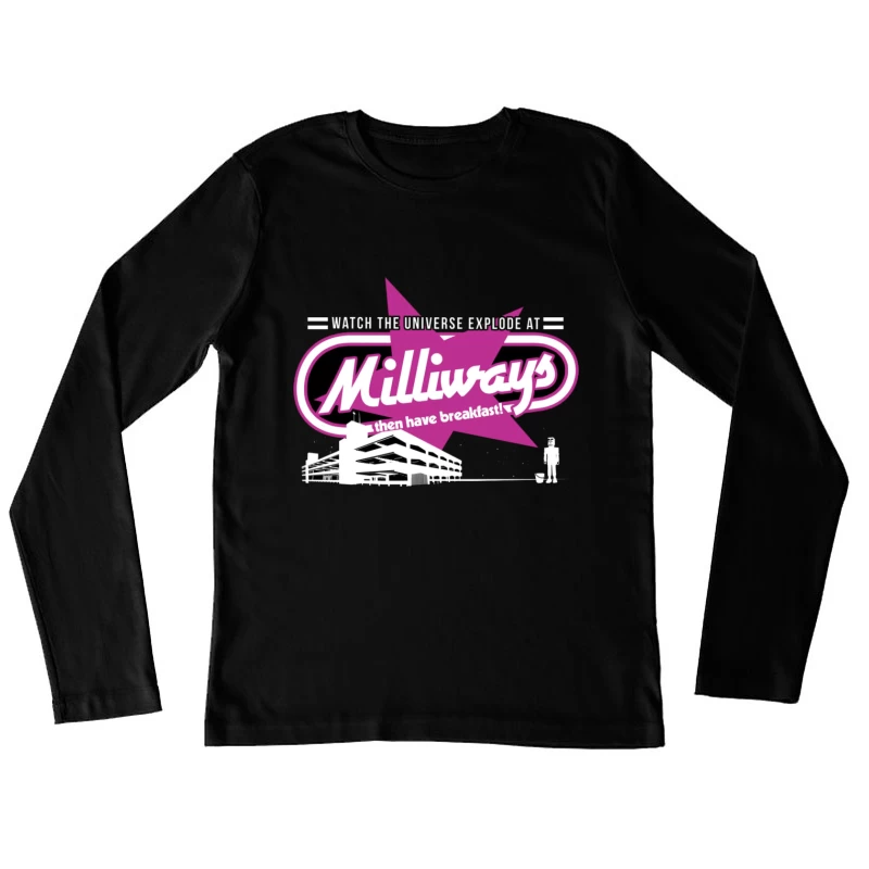 Milliways Restaurant 2 Female Long Sleeve T-Shirt