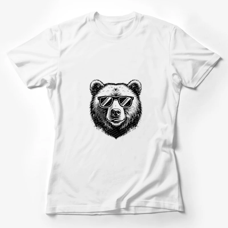 Bär mit Sonnenbrille Damen T-Shirt