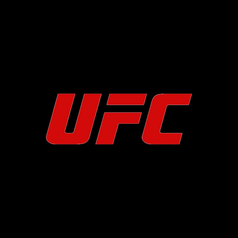 UFC (Ultimate Fighting Championship) Official Red Logo Mouse Pad