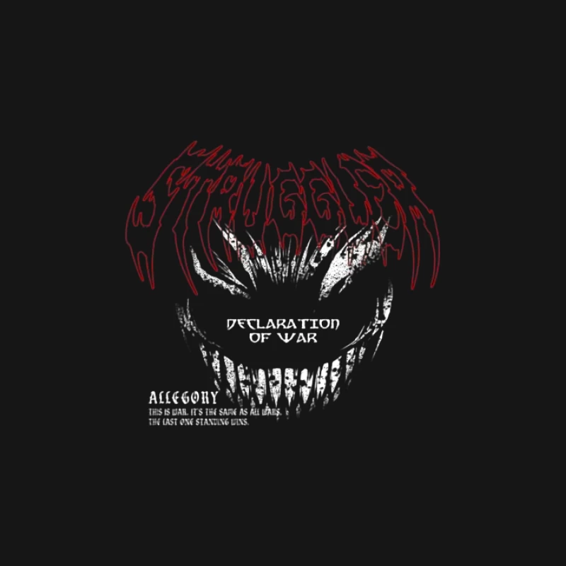 Schreckliches Lächeln im Kriegsdesign Herren Langarm T-Shirt