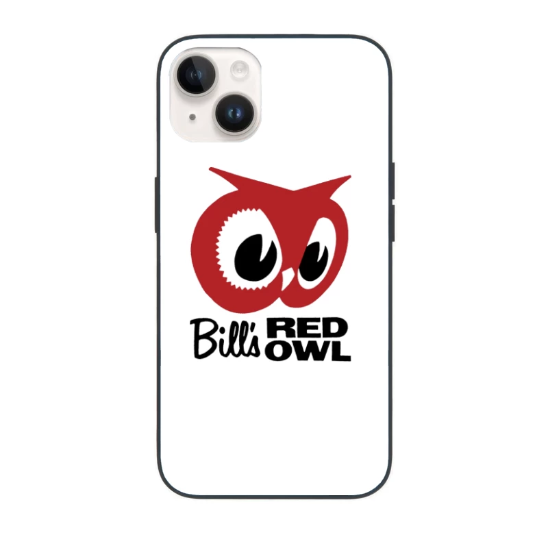 Bill's Red Owl Vintage Restaurant Logo iPhone Case