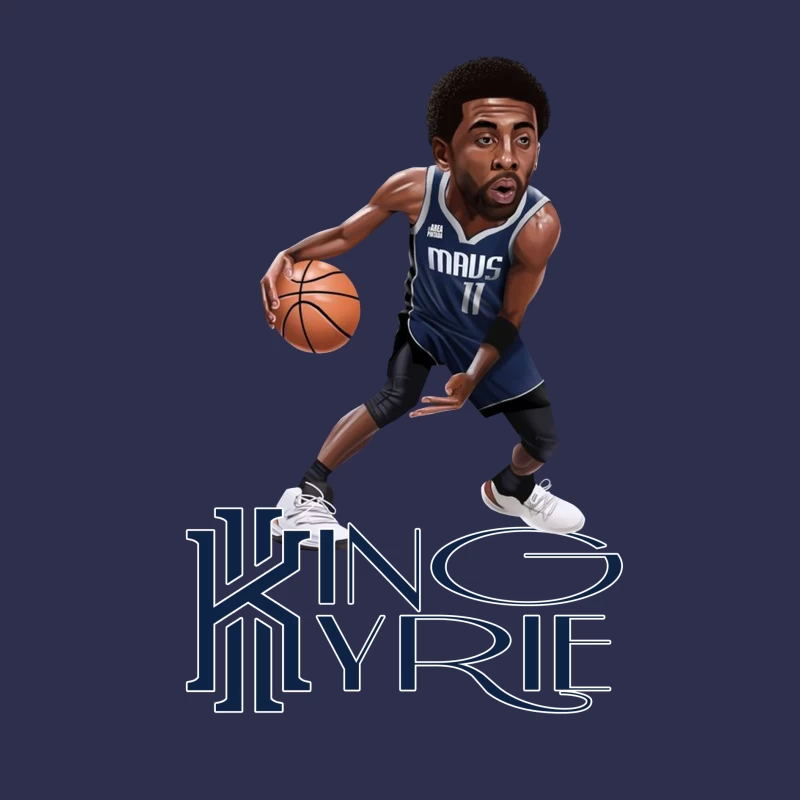 Dallas Mavericks - Kyrie Irving - KING KYRIE Female Long Sleeve T-Shirt