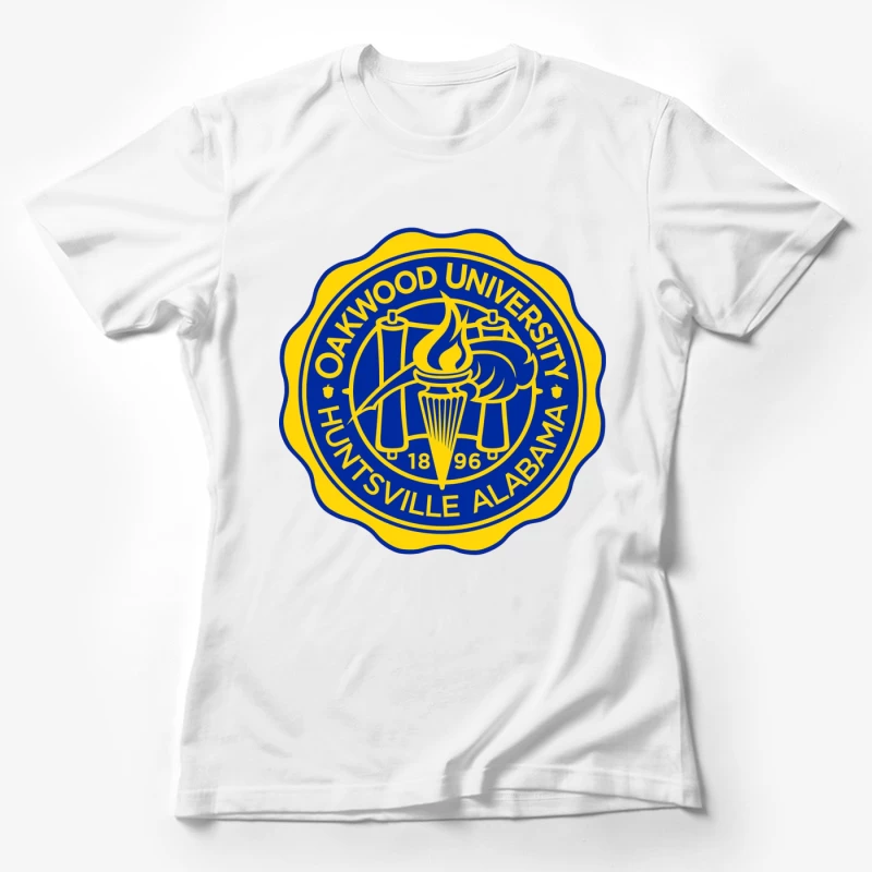 Official Seal of Oakwood University in Huntsville, Alabama Female T-Shirt