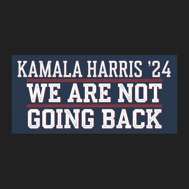 Kamala Harris 2024 Campaign Slogan: Bold Typography on Blue Bucket Hat