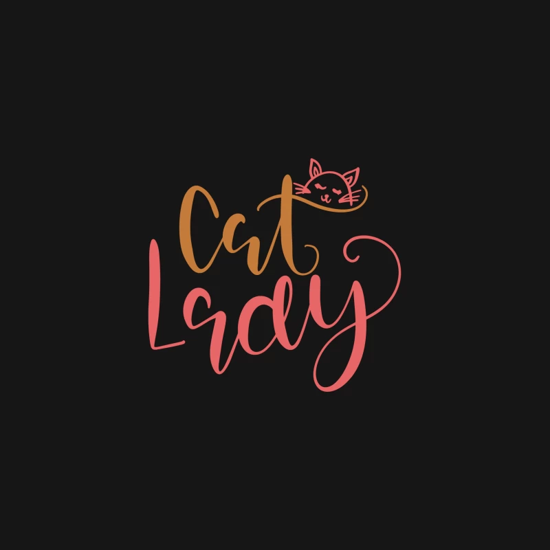 Design Femme Chat Coloré Femme T-Shirt