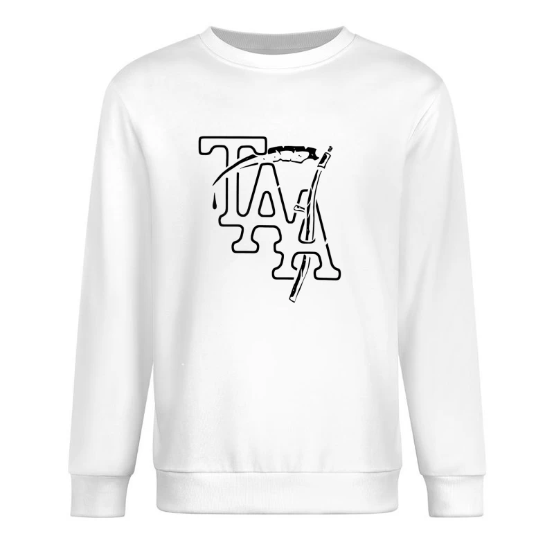 The Amity Affliction Black Logo Male Pullover Sweatshirt