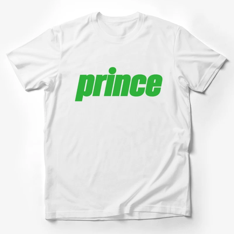 Prince Sports Brand Green Logo Male T-Shirt