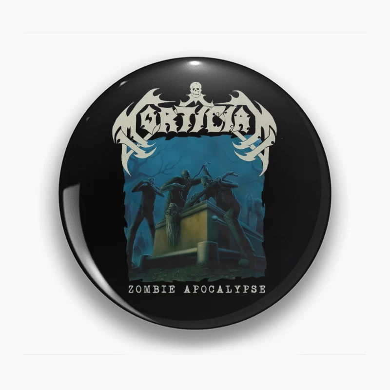 Mortician Zombie Apocalypse Pin