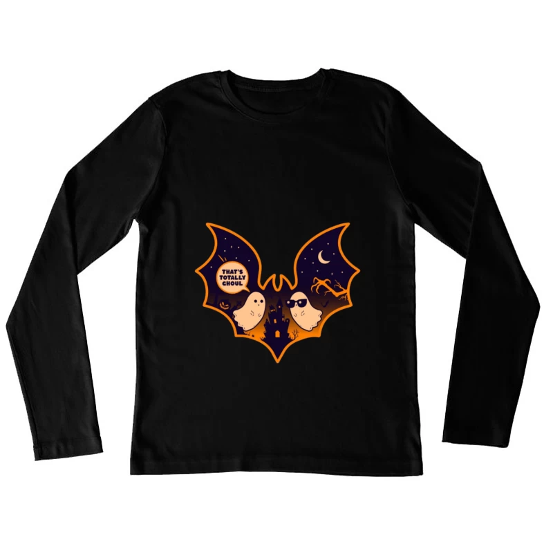Fantômes de Nuit Femme Manches Longues T-Shirt