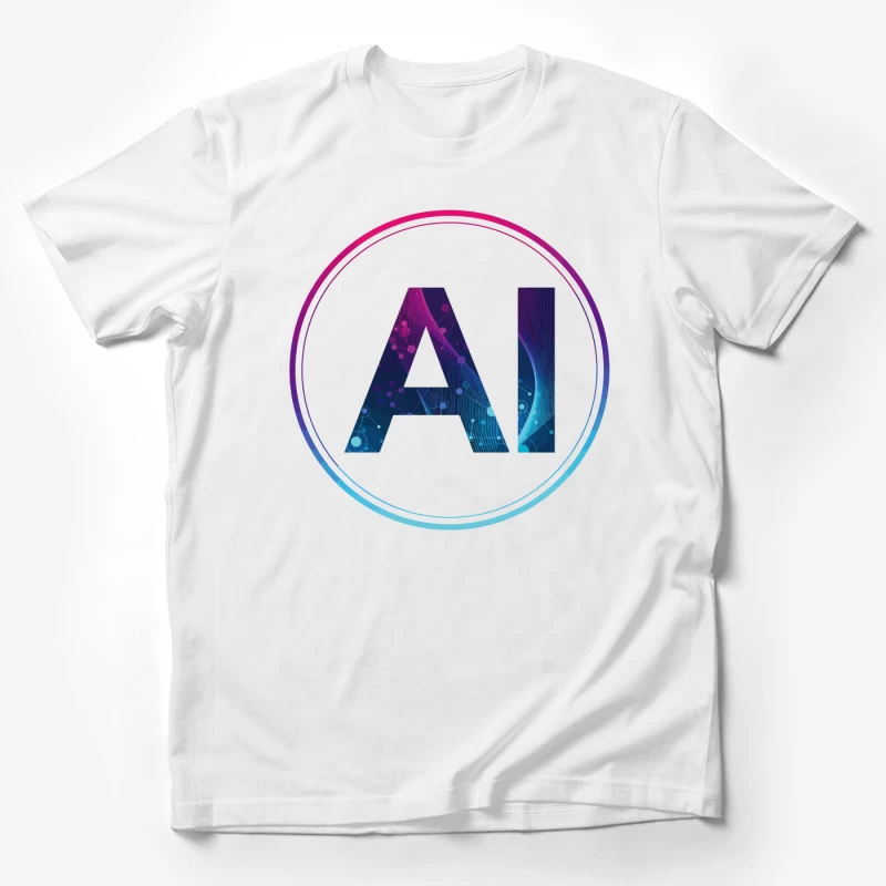 Futuristic AI Network – A Vision of Digital Innovation Male T-Shirt