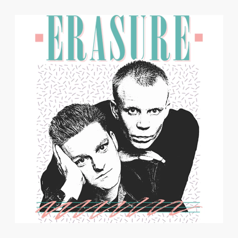 Erasure  Retro 80s Fan Art Design Pin