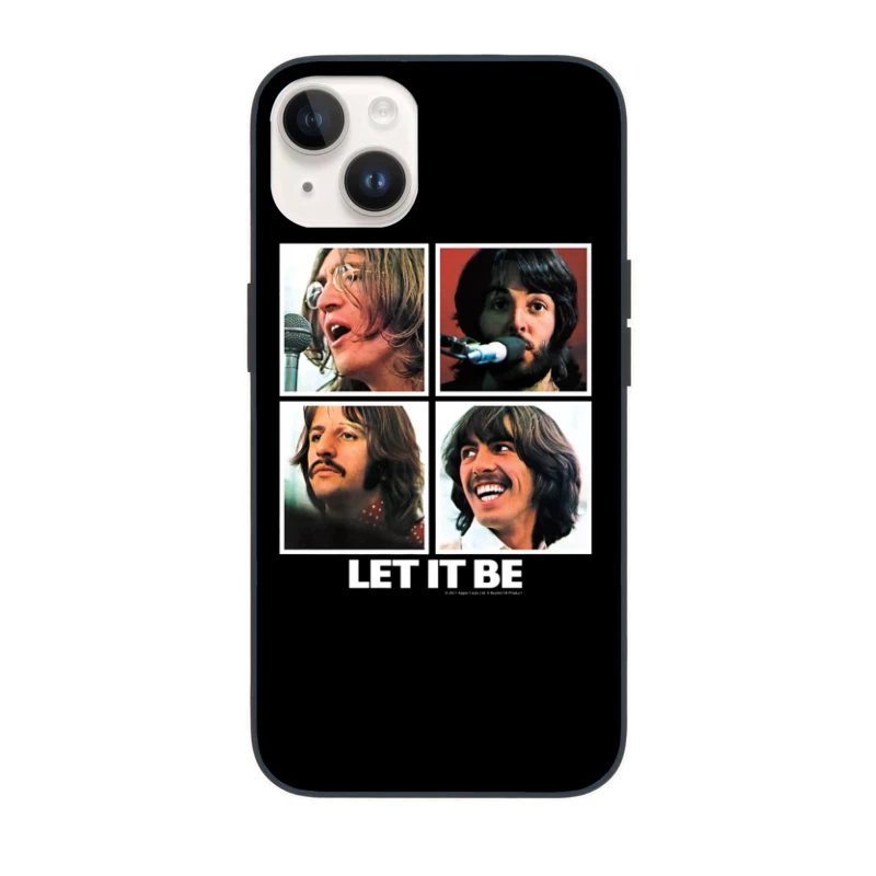 Four Classic Snapshots from The Let It Be Recording Sessions iPhone Case