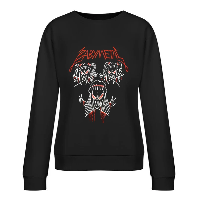 Babymetal Band Female Pullover Sweatshirt