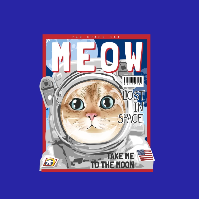 Weltraumkatze auf dem Titel des Magazins Herren Tanktops