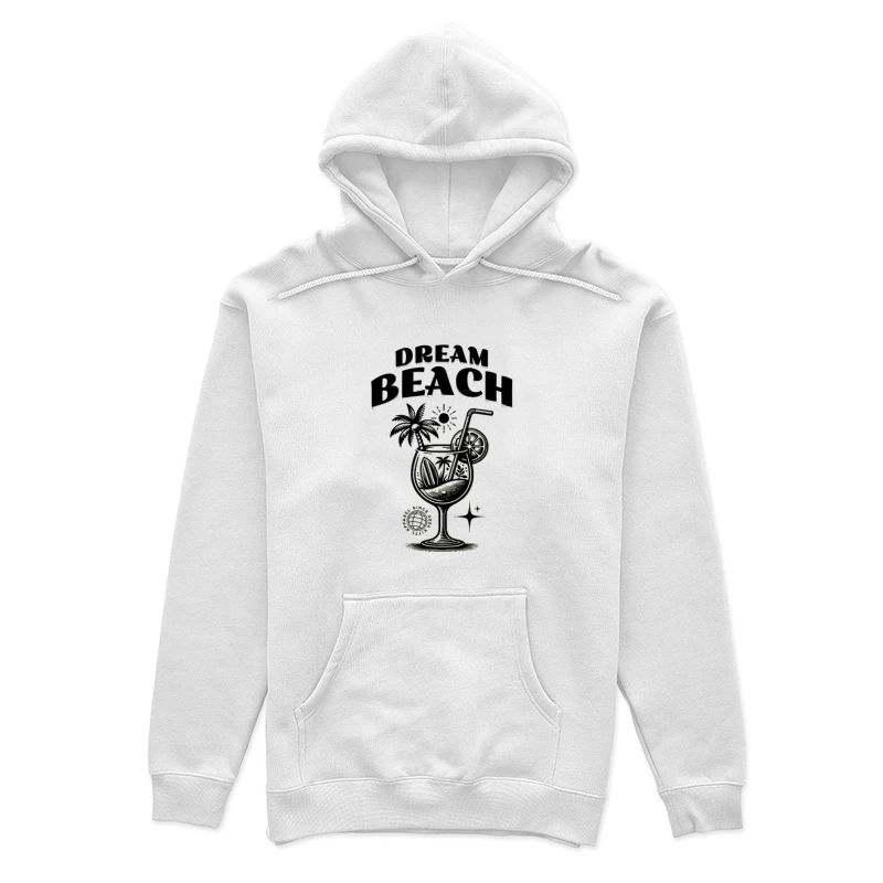 Traumstrand-Cocktail-Design Damen Pullover Hoodie