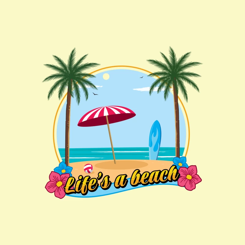 Life's a beach Tapestry