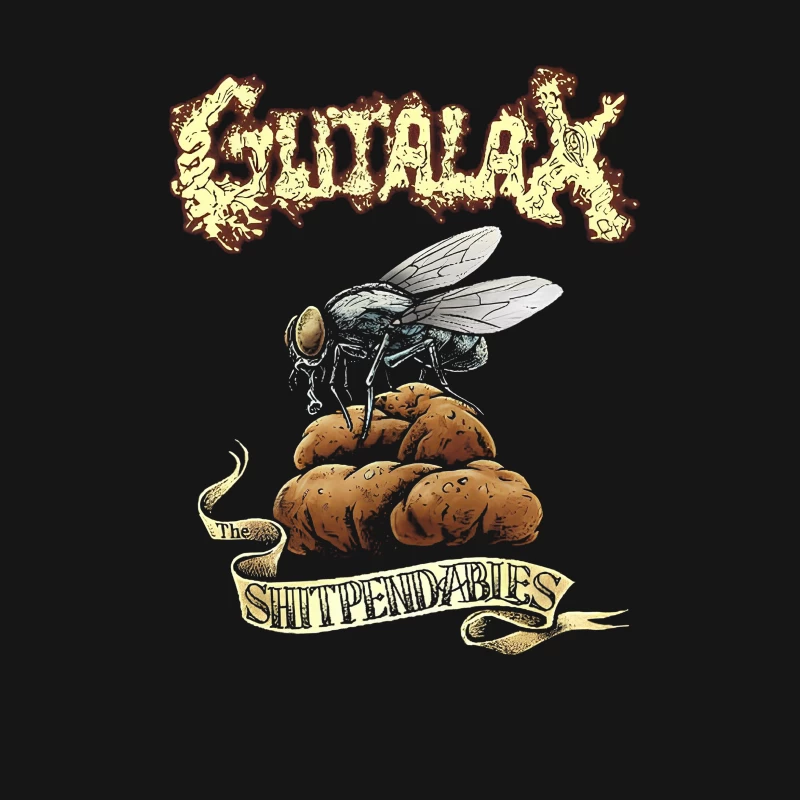 Gutalax The Shitpendables Male T-Shirt