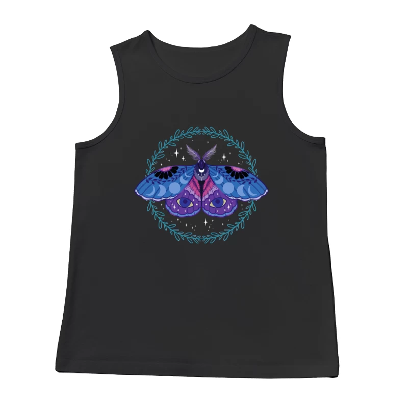 Celestial Moth – Mystical Nocturnal Elegance Male Tank Top