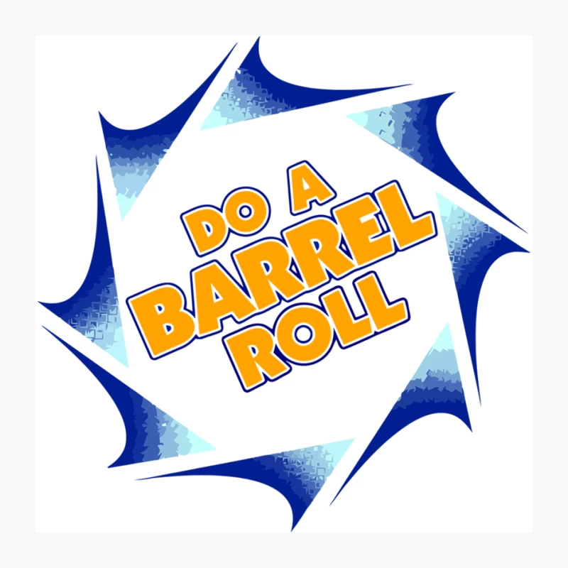 Motivational Gaming Text: Do a Barrel Roll Pin