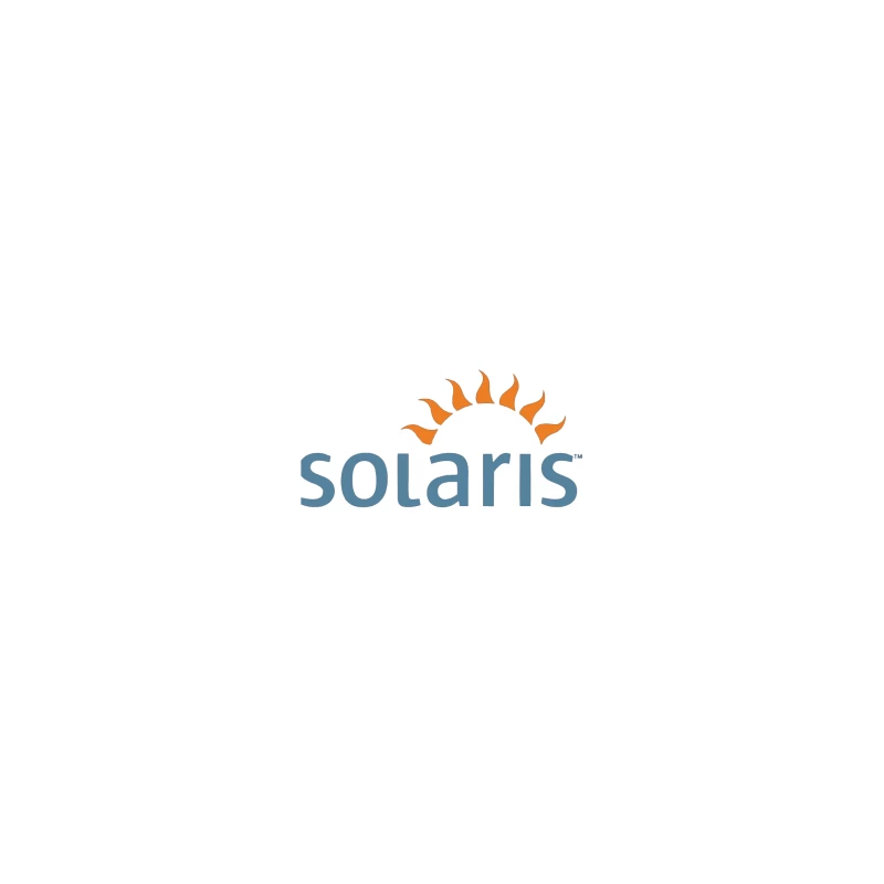 Solaris Operating System Logo with Sun Symbol iPhone Case