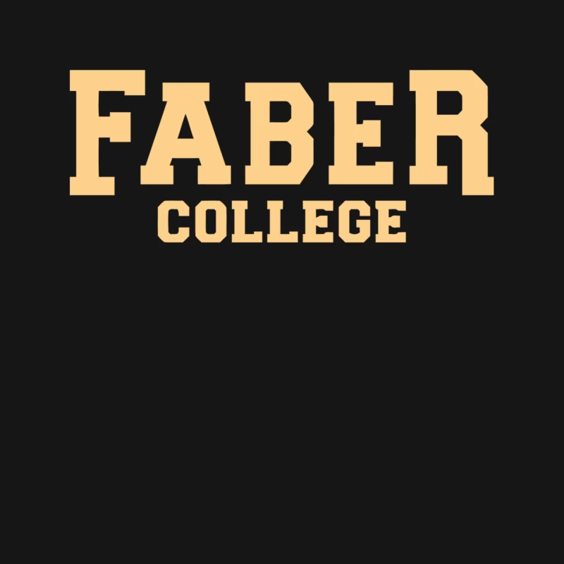Yellow Faber College Logo Typography Mouse Pad