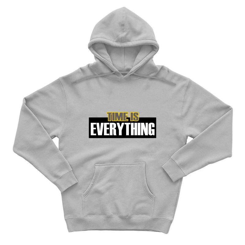 Time and Importance Male Pullover Hoodie