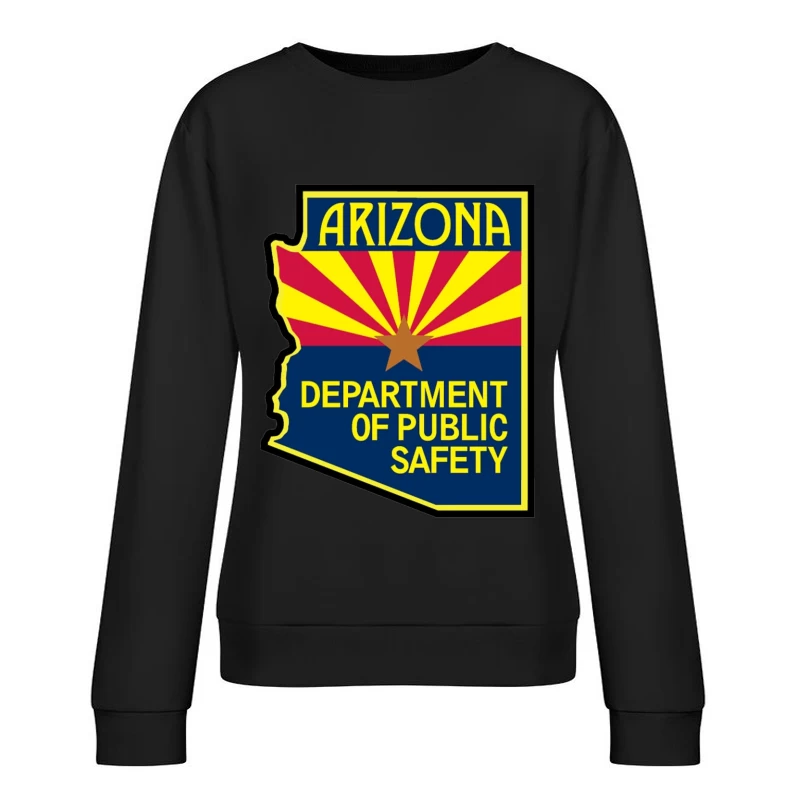 Arizona Department of Public Safety Official Logo Female Pullover Sweatshirt