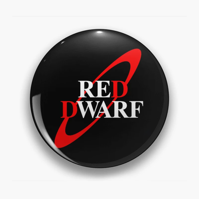 Red Dwarf Science Fiction TV Series Logo Pin