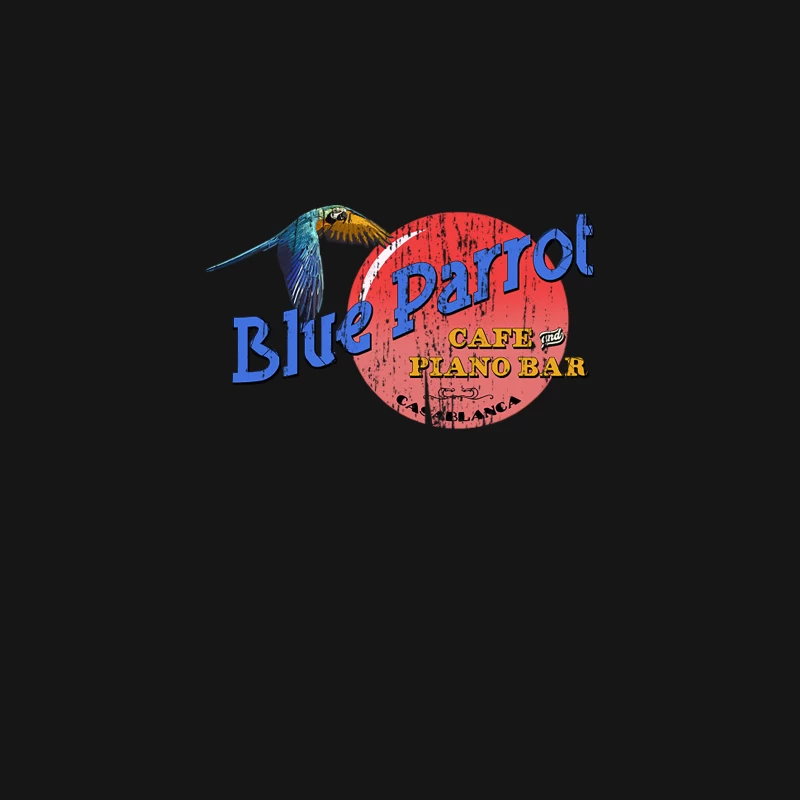 Blue Parrot Cafe & Piano Bar Desk Mat