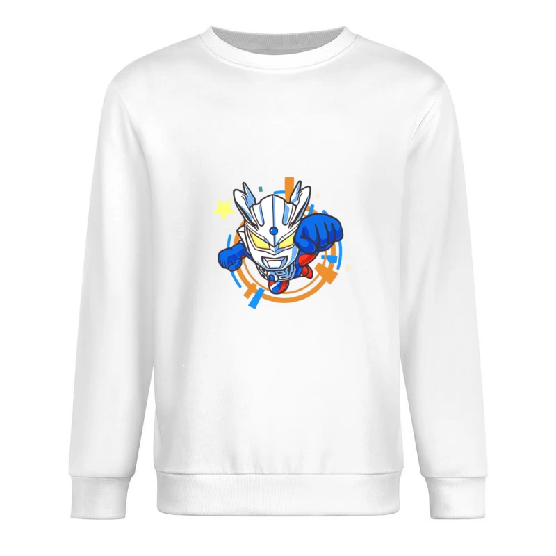 Design Robotico di Supereroe Felpa pullover Uomo
