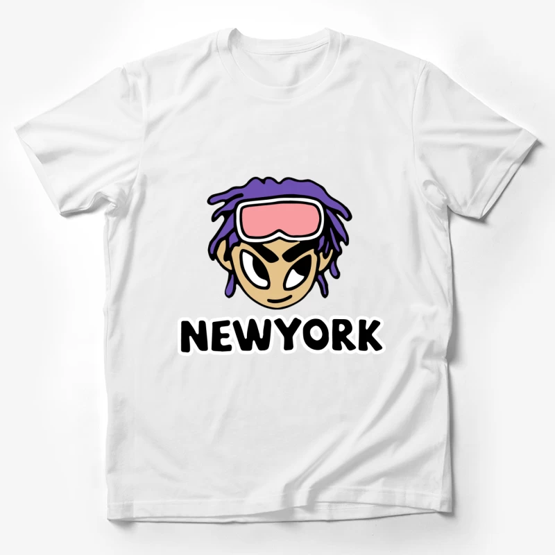 Stilvolles New York Cartoon-Design Herren T-Shirt