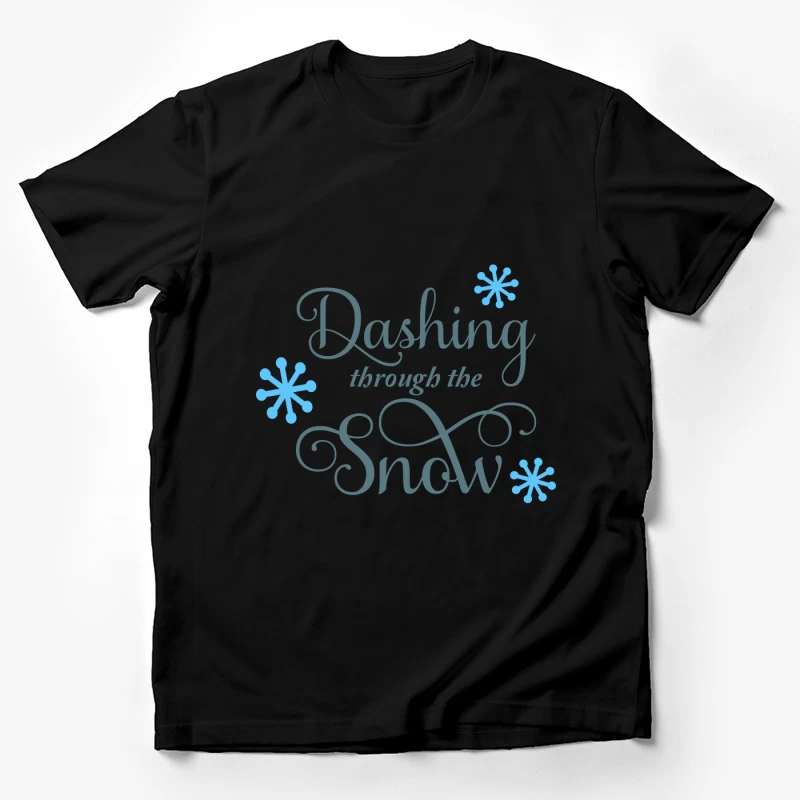 Design hivernal avec flocons de neige Homme T-Shirt