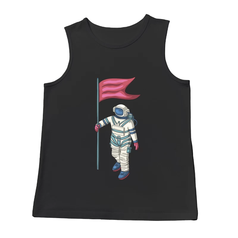 Astronaut mit Fahne Herren Tanktops
