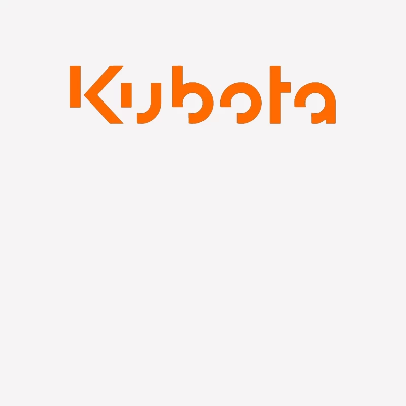 Kubota Corporation Orange Logo Design Male T-Shirt