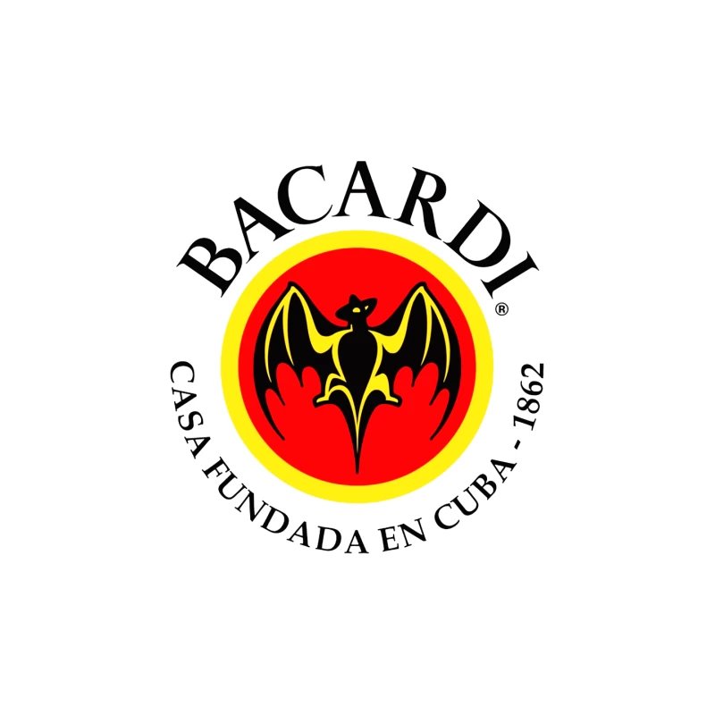 Bacardi Rum's Historic Cuban Bat Logo Mouse Pad