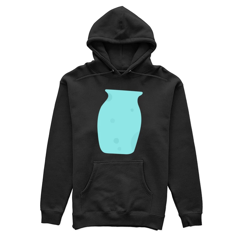 Vase bleu minimaliste Femme Sweat à capuche