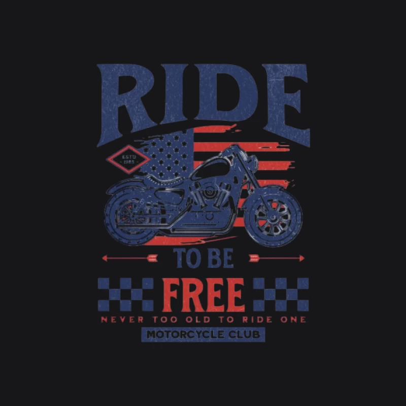 Motorrad Freiheit Ride Design Herren Pullover Hoodie