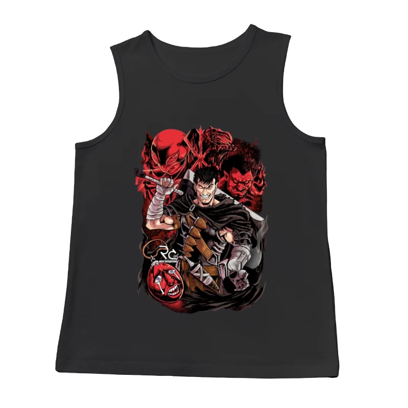 Düstere Krieger und Dämonen Herren Tanktops