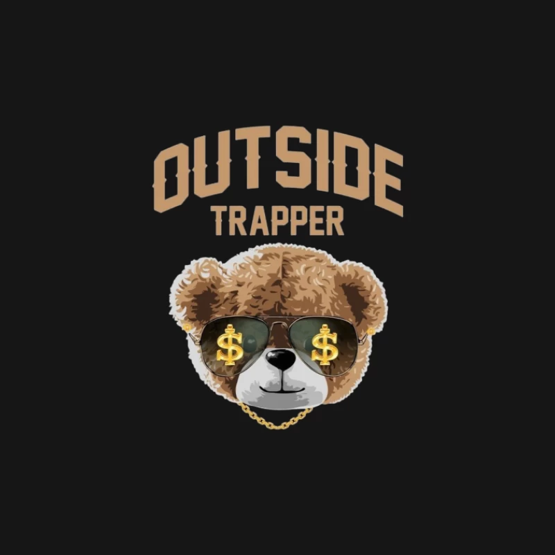 Coole Bär mit Dollarbrille Herren T-Shirt