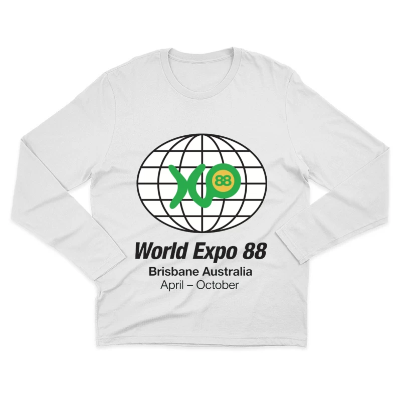 World Expo 88 Brisbane Australia Logo Male Long Sleeve T-Shirt